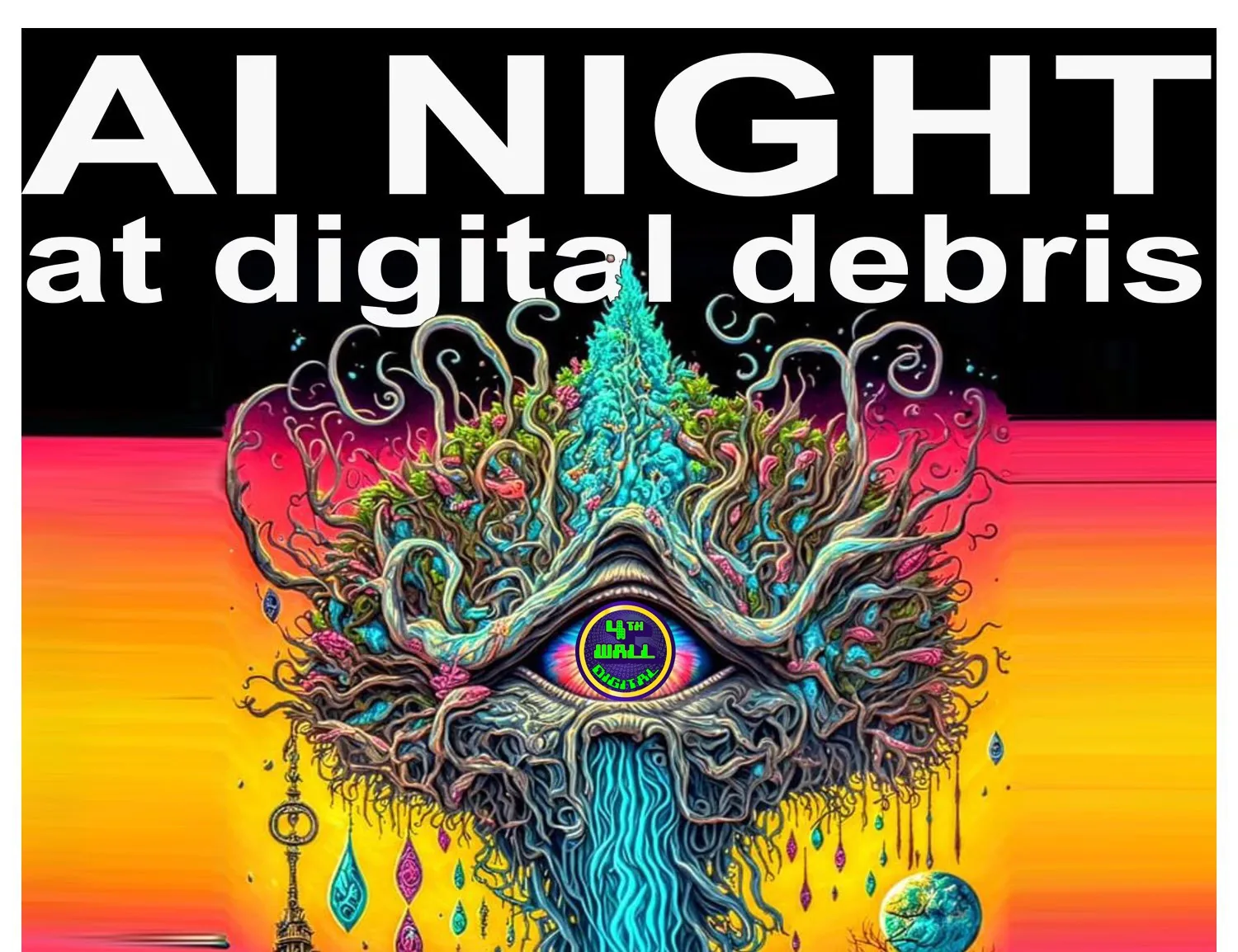 AI Night at Digital Debris poster
